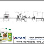 Linea di riempimento automatico di pesticidi