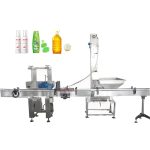 Tappatrice automatica per tappi di bottiglia a pressatura lineare